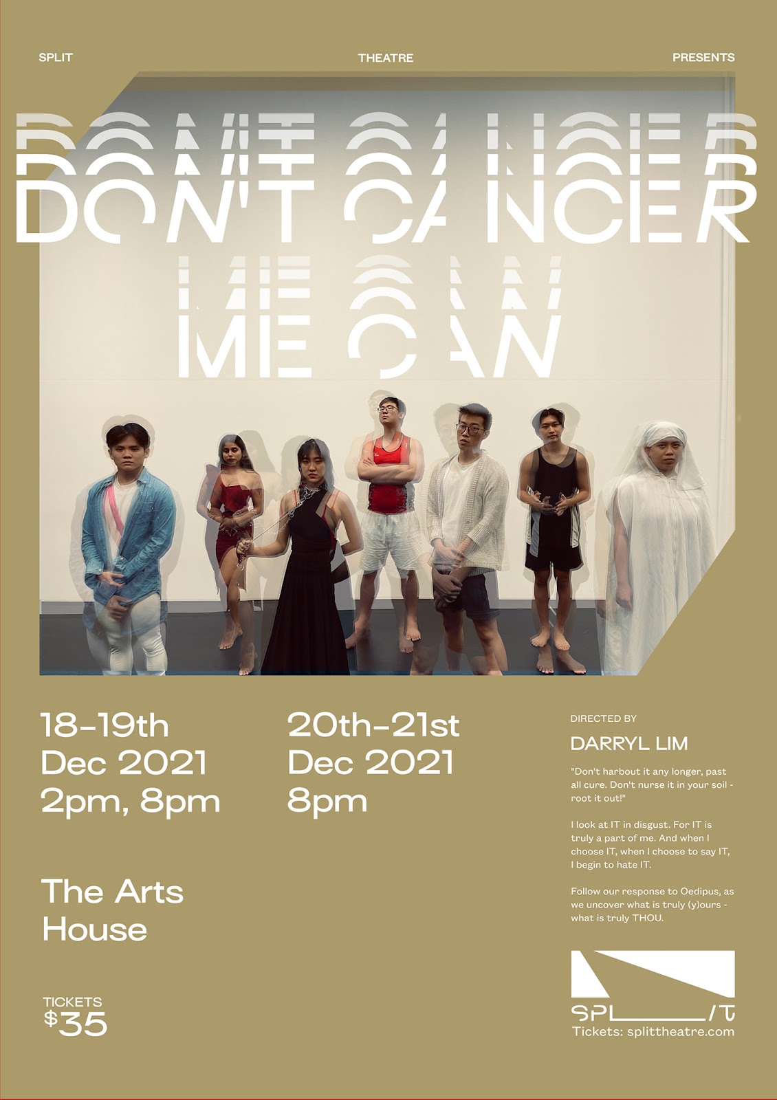 Split Theatre for Don't Cancer Me Can, Work On The Self Program - WILDCHILD SG